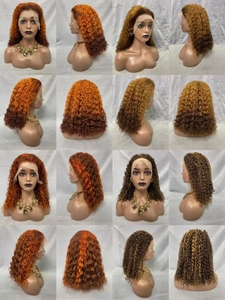 Letsfly Wholesale 10A 200% ผมหยิกสั้นทรงบ็อบ 13x4  วิกผมลูกไม้แบบเต็มศีรษะ  โปร่งใส  ผมแท้บราซิลสำหรับผู้หญิง - Product Image 4