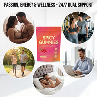 Bonbons épicés pour l'intimité Bonbons mous Maca Racine Muira Puama Epimedium pour hommes Booster d'énergie pour l'équilibre