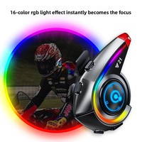 Casque Y21 exclusif transfrontalier avec écouteurs 5.4, étanche IPX6, anti-poussière, suppression active du bruit, lumières RGB, sans fil