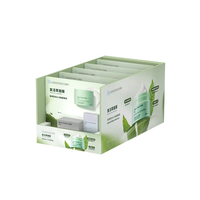 Boîte de présentation empilable personnalisée en carton ondulé pour vernis à ongles masques faciaux à l'huile masques pour les yeux-palette réutilisable et écologique