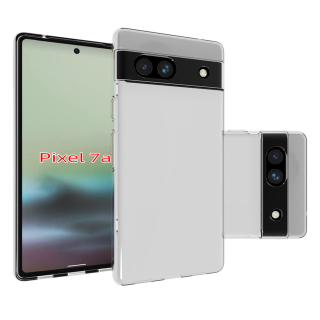 Ultra Thin Soft TPU Transparent Mobile Phone Case For Google Pixel 7A phone case