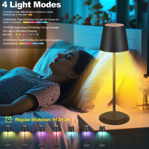 Lampe de table LED <span class=keywords><strong>rechargeable</strong></span> par USB, veilleuse tactile <span class=keywords><strong>rechargeable</strong></span>, lampe de bureau LED, lampe de chevet LED, veilleuse avec protection oculaire - Product Image 3