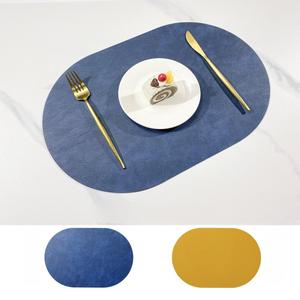Premium Classic Eco-Friendly PVC Leather <strong>Table</strong> Mats &amp; Decorations for Wedding Heatproof Luxury <strong>Cloth</strong> with Custom Print - Product Image 5