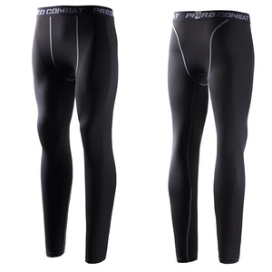Ensemble de sport pour homme à séchage rapide : T-shirt à manches courtes et Legging de compression pour la course et le basketball, Tailles SMLXLXXLXXXL, en Spandex - Product Image 2