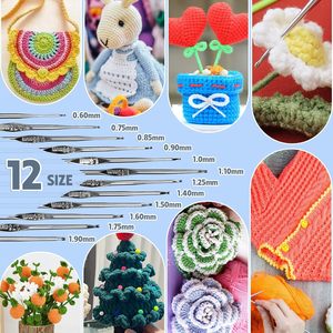 DIY Simple Amigurumi Crochet Kit Handmade Yarn <b>Knitting</b> Tools Set Bag <b>Animal</b> <b>Pattern</b> Eco-Friendly Beginner Friendly - Product Image 2