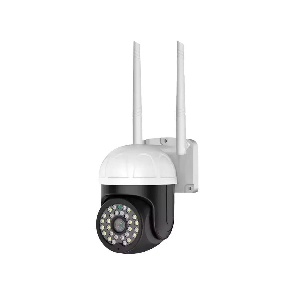 2023 di vendita calda HD1080P Mini Ptz telecamera esterna Wifi luce calda Led Wireless IP Home telecamera di sicurezza PTZ telecamera di rete