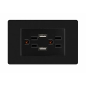 Chúng tôi tiêu chuẩn tường ổ cắm với USB và Loại C 3.1A cổng, PC Bảng điều chỉnh Mỹ Ổ cắm điện, cho văn phòng nhà khách sạn đổi mới - Product Image 3