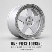 Jantes en alliage d'aluminium forgées sur mesure à 5 branches, argentées et à lèvre polie, 19, 20, 21 pouces, 5x120 pour Range Rover