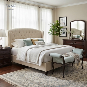 Panca di Lusso per Fondo Letto EKAR Sovereign Manor |   Divanetto per <span class=keywords><strong>Camera</strong></span> <span class=keywords><strong>da</strong></span> Letto in Stile Inglese Intagliato a Mano | - Product Image 2