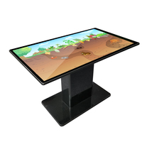 Stand 43 "pouces LED LCD Table tactile interactive avec Mini PC intégré Win10 Android OS pour publicité Jeu Table intelligente