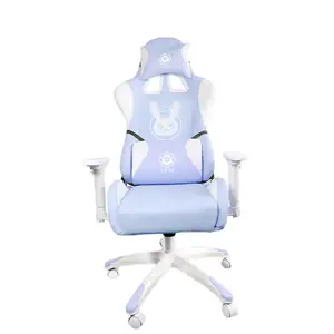 Chaise de jeu bleue, confortable, de haute qualité, avec nom personnalisé, bon marché, zhejiang, vente en gros, Offre Spéciale