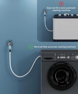 Connecteur de robinet pour lave-linge électrique entièrement automatique en plastique Prime Home Enterprises – Haute qualité, installation facile, anti-fuite - Product Image 2