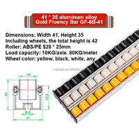 Rail de roulement coulissant antistatique Langle Esd pour rayonnages à flux et convoyeurs, rail de roulement coulissant antistatique