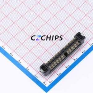 FX27-80S-0.8SV Gold Finger Connector SMD,P=0.8mm Connector 0.8mm 80P Vertical Mount Copper Alloy - Product Image 2