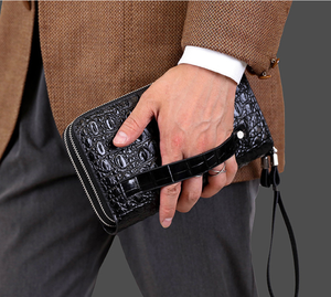 Trendproduct 2026: Krokodil PU Lederen Heren Clutch Bag, Waterdichte Designer Handtas, Modieuze Designer Heren Portemonnee - Product Image 4