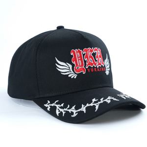 Casquette de baseball tendance pour homme en coton, avec logo brodé personnalisé, 5 panneaux, style snapback, vente en gros - Product Image 3