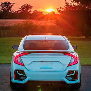 ฝาครอบไฟตัดหมอกกันชนหน้าวัสดุทำจากวัสดุ PP ABS สไตล์ SI สำหรับฮอนด้าซีวิคฝาครอบโคมไฟ2016 + - Product Image 3