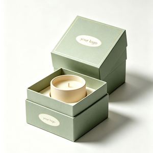 FX Luxury Custom Aroma Candle <b>Gift</b> <b>Box</b> with Recyclable Paperboard <b>Magnetic</b> Closure Custom Logo-Festive Present Container - Product Image 2
