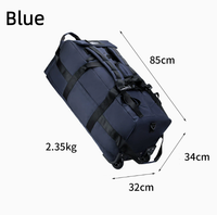 Sac de rangement rectangulaire de bonne qualité avec poignée, grande capacité, avec roulettes