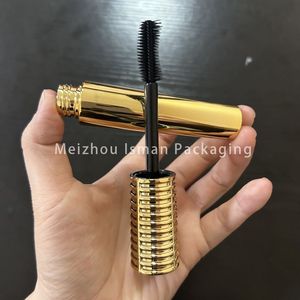 ISMAN Gold - Tubo de Rímel Cónico de 6 ml y 13 ml, Botella de Brillo Labial de Plástico Transparente Irregular, Envase Cosmético Vacío al por Mayor - Product Image 5