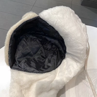Personnalisé Chaud Lapin Mignon Lei Feng Chapeau Ushanka Nouveaux Chapeaux pour Adulte Hiver Senior À La Mode Velours Épaissie Oreille Protection Tricoté Chapeau