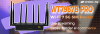 Router WIFI7 de Código Abierto OPENWRT WT7987B PRO, Router SIM de Doble Banda 5G, Velocidad BE3600, WAN de 2.5G para Conexión a Internet