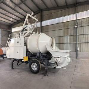 Pompe à béton SHANGHE, mini-pompe haute efficacité, moteur 5,5 kW, productivité 30 m³/h, portée verticale 160 m, portée horizontale 300 m - Product Image 1
