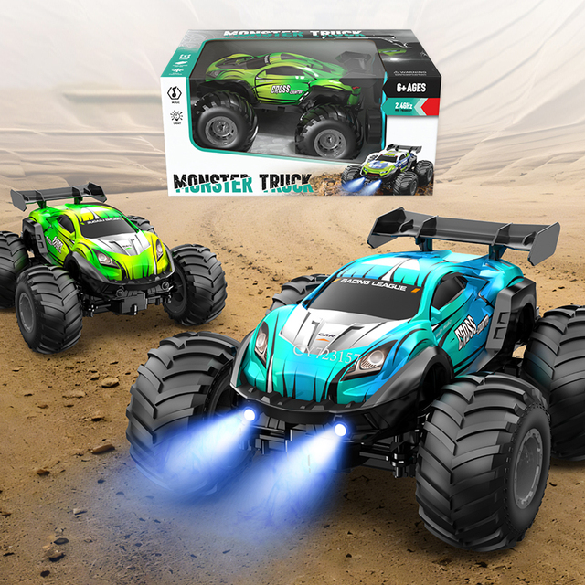 Wholesale 1:20 Scale High Speed Remote Control Cars RC Off-Road Monster Truck Electric Alloy Vehicle Toys