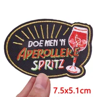 Patch brodé éco-responsable en polyester thermocollant pour le carnaval néerlandais, emblème de Kruikenstad, pour vêtements, uniformes et couture DIY
