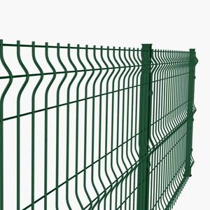 Durable 3d <strong>Wire</strong> Mesh Fence Panel 20X20X20cm Powder <strong>Coated</strong> PVC Coating 3d Metal Curved Welded <strong>Wire</strong> Mesh Garden Fence - Product Image 2