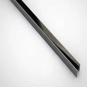 201 304 Black No Scratches Stainless Steel Decorative U Strip Channel Color Stainless Steel Profile