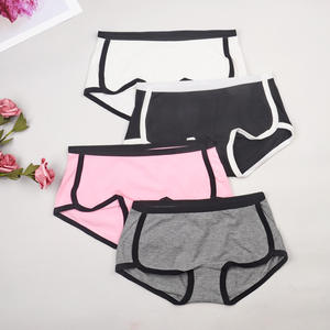 HD082 Auf Lager Damen Unterwäsche Boyshort Booty Shorts Baumwolle Mädchen Slips Boyshorts - Product Image 2