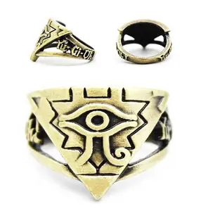 Classique Yu-gi-oh Anneau Anime Yugioh Millenium Titulaire Jouet Yu Gi Oh Cosplay Pyramide Égyptien Oeil D'horus Anneau Titulaire Bijoux