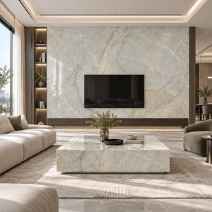 UnionStone Luxury Monet Garden Marble Big Slab Polished Waterproof Contemporary Hotel Wall Floor Application - Product Image 2