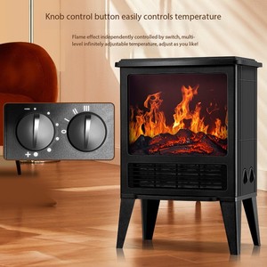 Calefacción portátil independiente de pie calentador eléctrico espacio estufa <span class=keywords><strong>chimenea</strong></span> <span class=keywords><strong>con</strong></span> <span class=keywords><strong>patas</strong></span> - Product Image 2