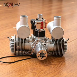 Motor de gasolina refrigerado por aire de 120CC 170CC 500CC para modelos de aviones RC grandes, motor de aviación EFI - Product Image 1