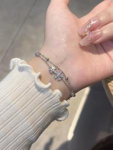 Bracelets à breloques en zircon perlé <span class=keywords><strong>de</strong></span> <span class=keywords><strong>lune</strong></span>, unisexe, délicats, à fleurs, bijoux tendance pour cadeaux d'anniversaire - Product Image 6