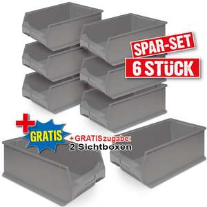 กล่อง & กล่องเก็บของพลาสติกสำหรับ6X profi LB2 sichtboxen 2 zusätzliche sichtboxen - Product Image 2