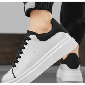 2026 New Style Sheepskin Thick Sole Cushioning <b>Height</b> <b>Increasing</b> Platform Walking High Quality Laced High Top Casual Sports - Product Image 1