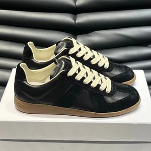 Chaussures de marche unisexes personnalisées, légères et respirantes, en cuir véritable, à lacets, tendance mode, semelle intermédiaire en caoutchouc - Product Image 5