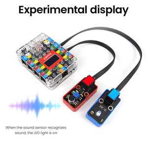 Bộ đồ chơi lập trình STEM Kidsbits, khối xây dựng điện tử, micro, cảm biến âm thanh giọng nói cho Arduino - Product Image 6