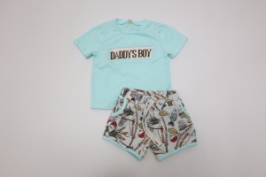 Completi Estivi <span class=keywords><strong>per</strong></span> Bambini, Set di Abbigliamento Sportivo Morbido e Fresco <span class=keywords><strong>per</strong></span> Ragazzi, Outfit Casual <span class=keywords><strong>per</strong></span> Bambini Piccoli - Product Image 3