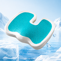 Coussins de siège antidérapants en mousse à mémoire de forme avec gel rafraîchissant et coussins lombaires pour chaise de bureau à domicile personnalisée, les plus vendus