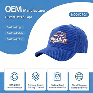 Casquette de baseball classique réglable de haute qualité à 5 panneaux pour hommes, avec logo brodé 3D personnalisé - Product Image 1