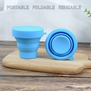 Serbatoio dell'<span class=keywords><strong>acqua</strong></span> della tazza di caffè pieghevole in Silicone pieghevole con Logo personalizzato di alta qualità all'aperto - Product Image 4