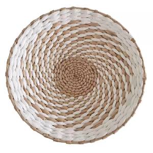 Mode tressé jonc de mer rotin osier décoratif suspendu mur Art décorations murales décoration <span class=keywords><strong>murale</strong></span> <span class=keywords><strong>pour</strong></span> la maison salon de luxe - Product Image 5