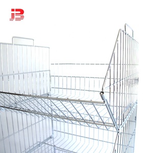 Chrome Siêu Thị Dây Kim Loại Giỏ Lưu Trữ Dây Lưới Hiển Thị Giỏ - Product Image 4