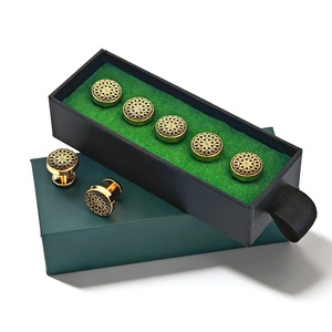 Botones de Metal para Camisa Baju Melayu de la Fábrica de Botones KUNSHUO, Botones Personalizados con Logotipo de Marca para Camisas Malayas - Product Image 3