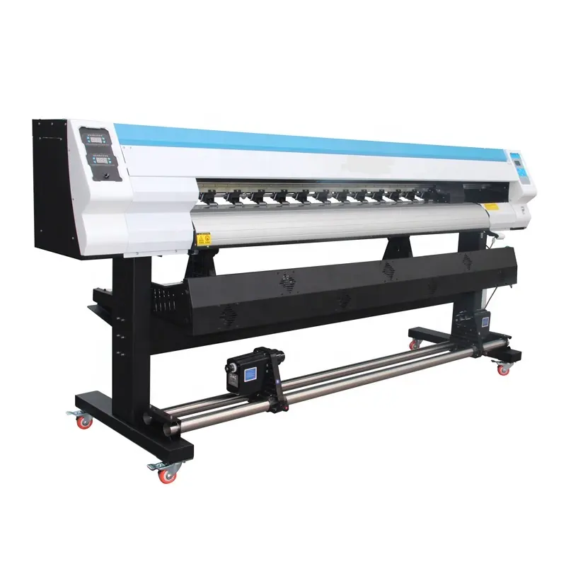 Impresora ecosolvente de vinilo, máquina de impresión de banner flexible, 1,8 m, 1,8 m, impresora solvente ecológica