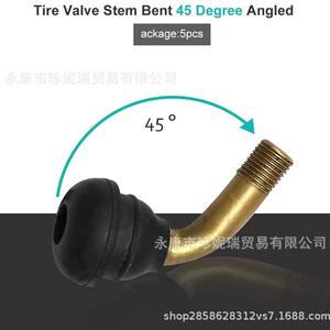 Tige de valve PVR70 de 19 mm, type courbé et droit, pour l'entretien et la réparation des pneus sans chambre à air des quads, des scooters et des motos - Product Image 5